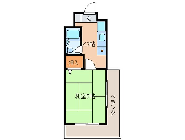 ピアーチェ住吉の物件間取画像